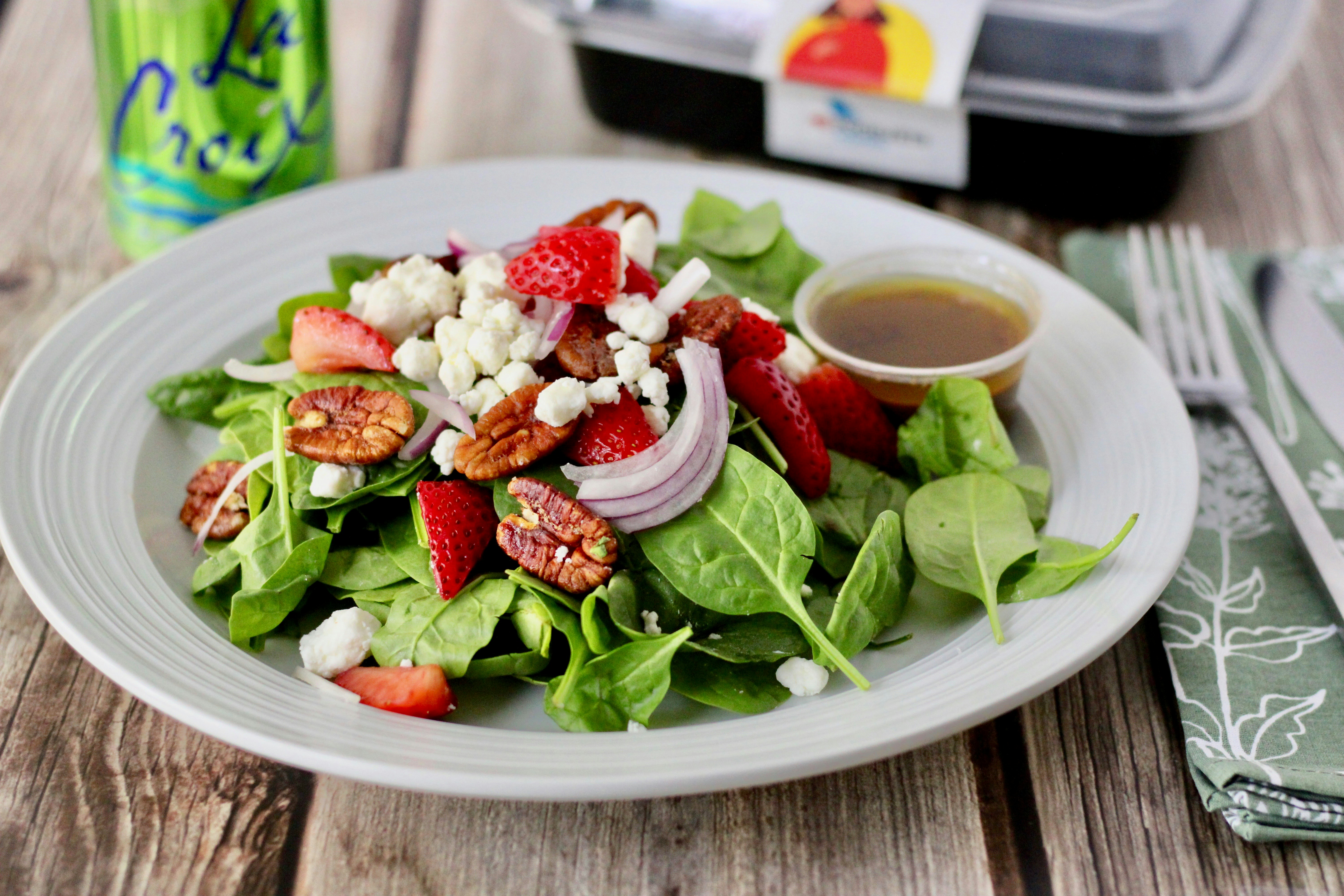 Strawberry Balsamic Salad FoodJets Express