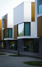 brown and green concrete building