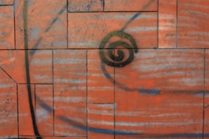 Artistic shot of a colorful wall art piece created by Trendy Creativs