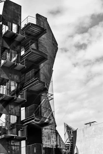 High-resolution image of a sleek metal spiral staircase with clean lines and industrial style.