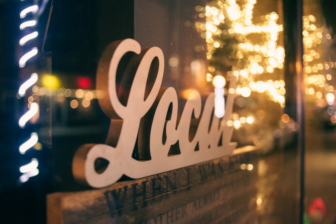 white love print wooden signage,