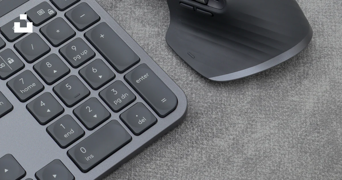 Keyboard Grey Code Black and gray cordless computer keyboard photo – Free Grey Image on ...