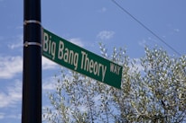 green and white street sign