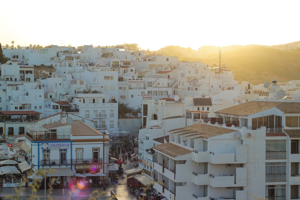 white and brown concrete houses during daytime