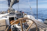 white and brown boat on sea during daytime