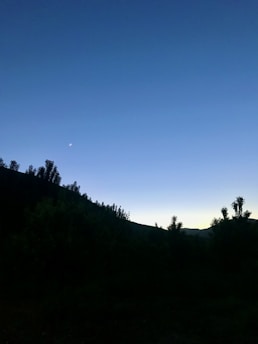 A serene landscape depicting celestial bodies and astrological symbols.