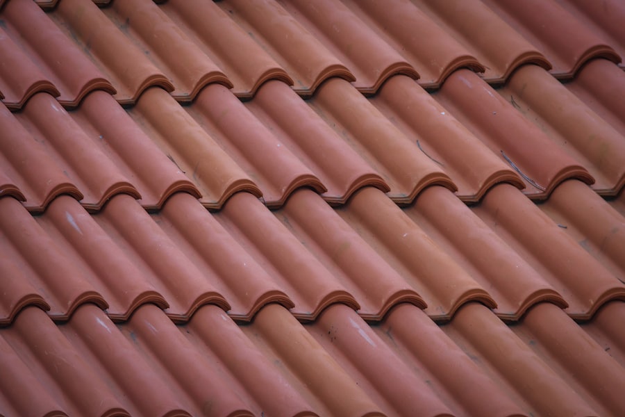 Pálená škridla detail