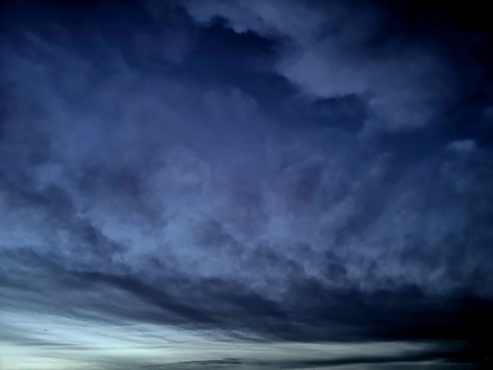 white clouds and blue sky