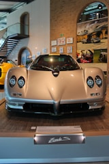 A sleek car showroom showcasing automotive projects.