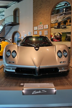 A sleek car showroom showcasing automotive projects.