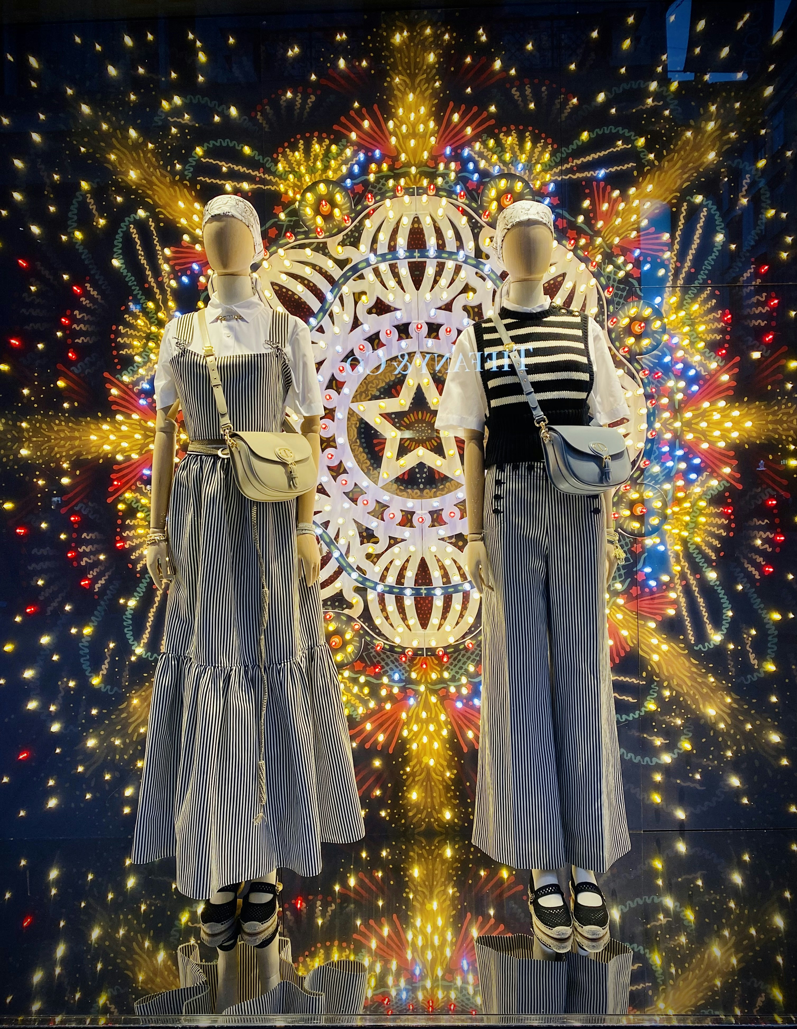 Colorful Christian Dior shop in Viennas Kohlmarkt.