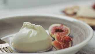 white cream on stainless steel tray