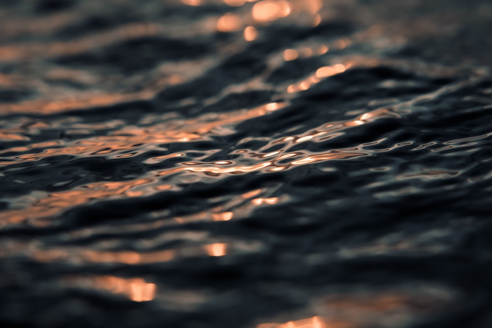 water wave in close up photography