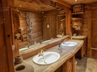 white ceramic sink with faucet