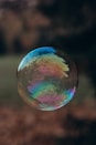 close up photo of bubble