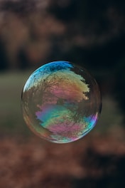 Close-up of a bubble, symbolizing protection, empowerment, and sexual health awareness.