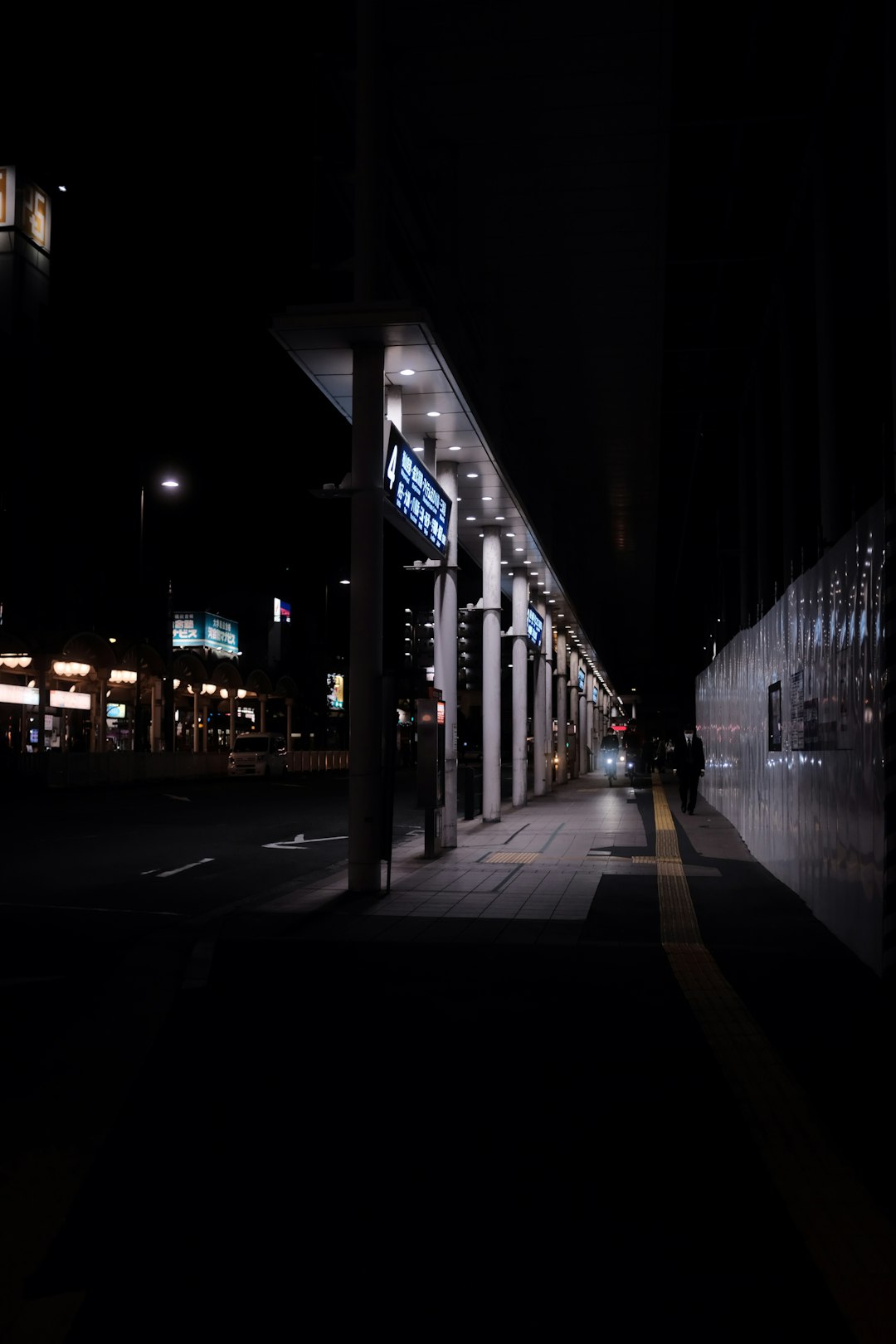 people walking on sidewalk during night time