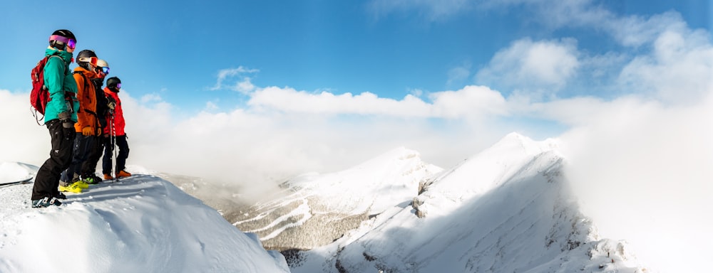 snow covered mountain under blue sky during daytime