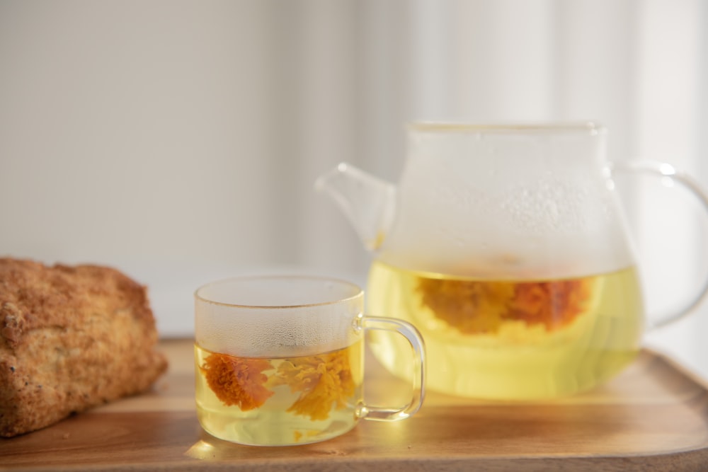 having chrysanthemum tea is a wonderful cooling summer self-care ritual