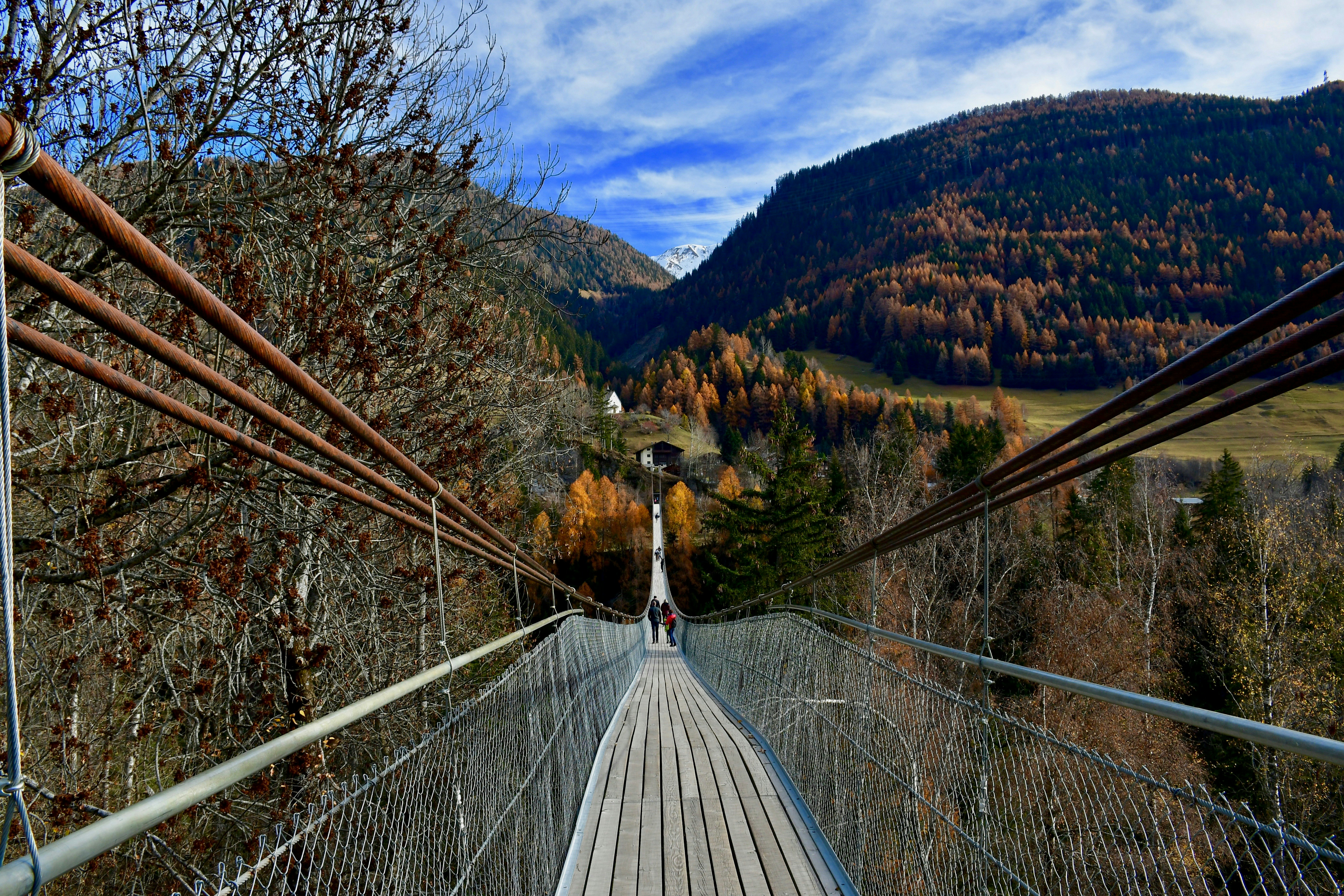 The Charles Kuonen Suspension Bridge, Best Hiking Places in Switzerland