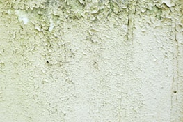 Before and after photos showing a wall affected by capillary humidity and its repair.