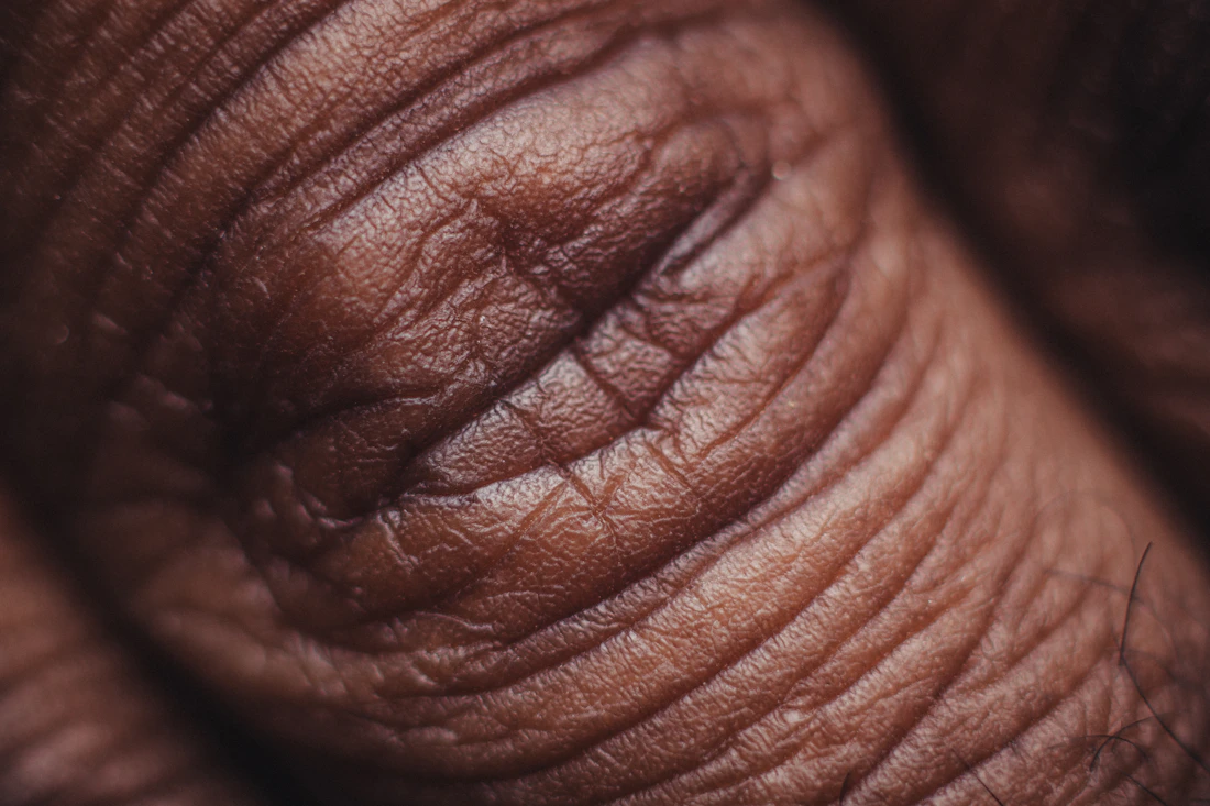 Melanin skin in soft light