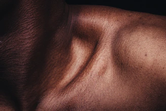 brown textile on black textile