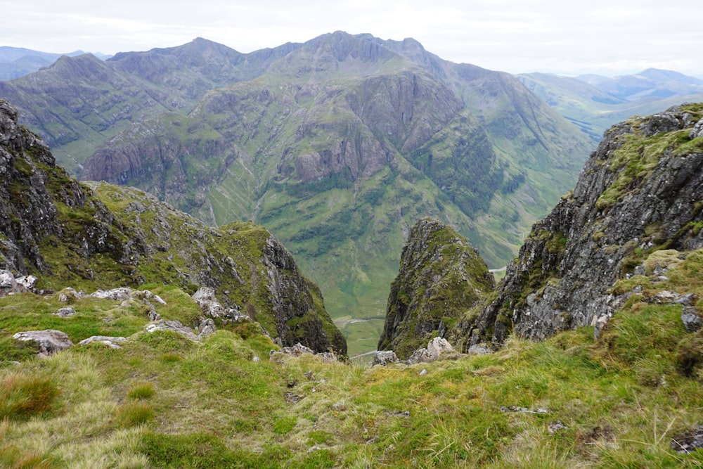 green and gray mountains during daytime