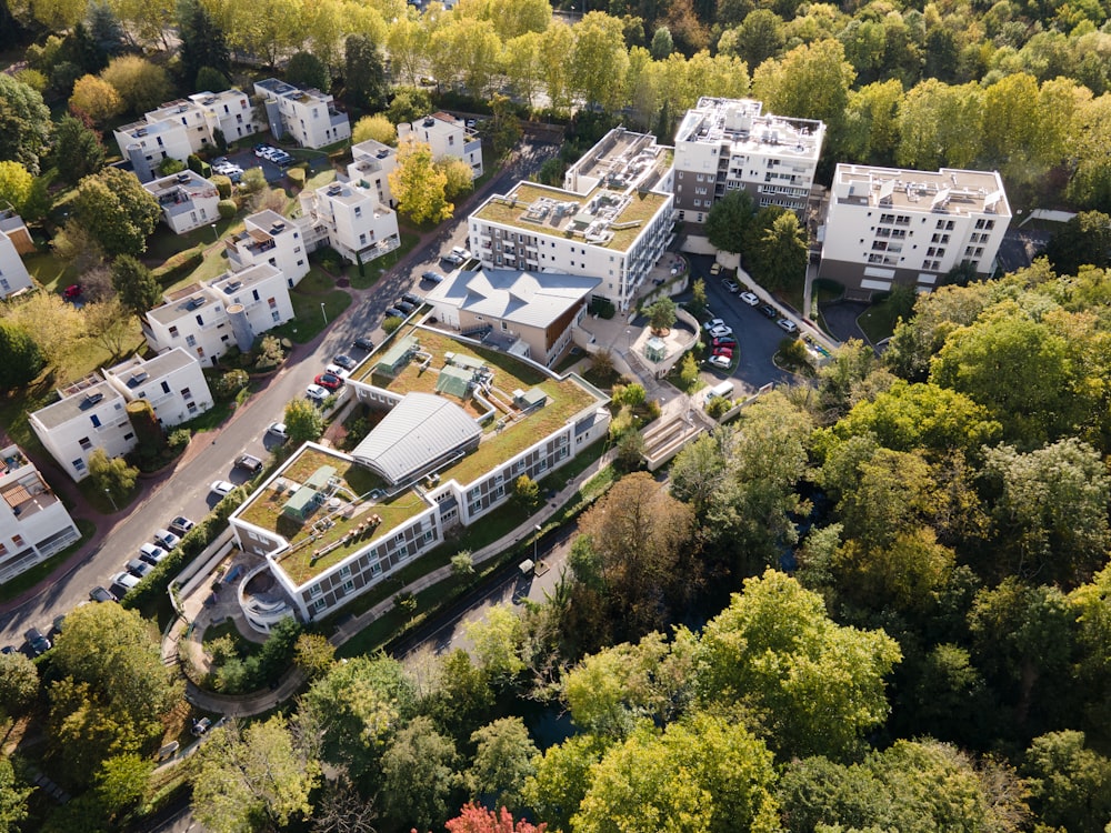 aerial view of city buildings during daytime