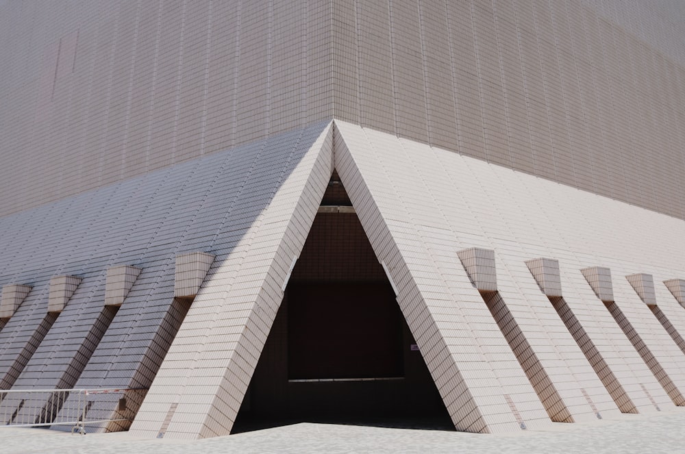 white and blue concrete building