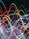 red yellow and blue light