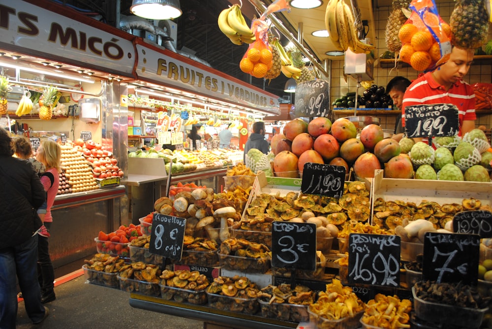 orange fruit on fruit stand