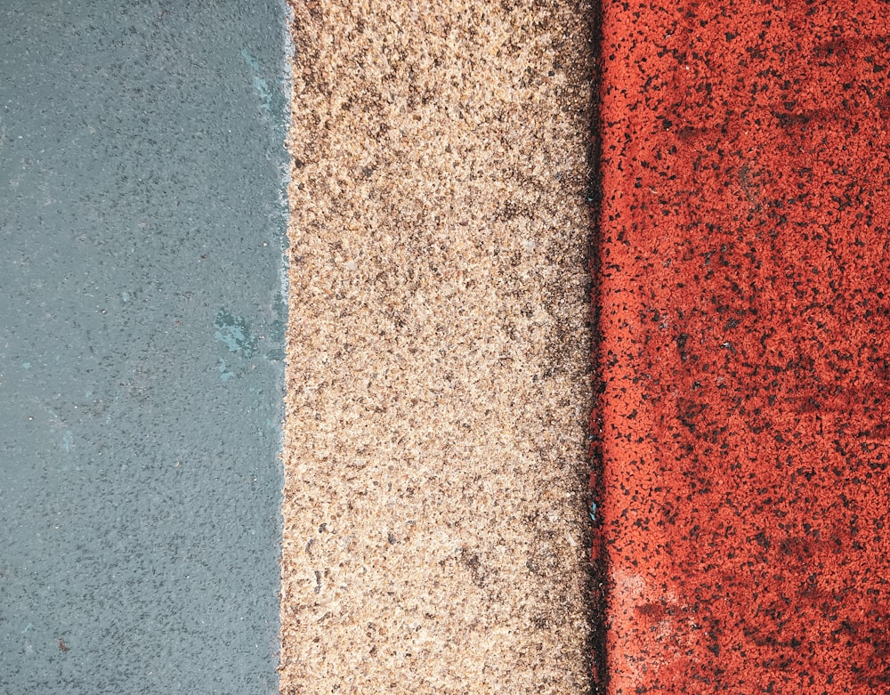 red and gray concrete wall