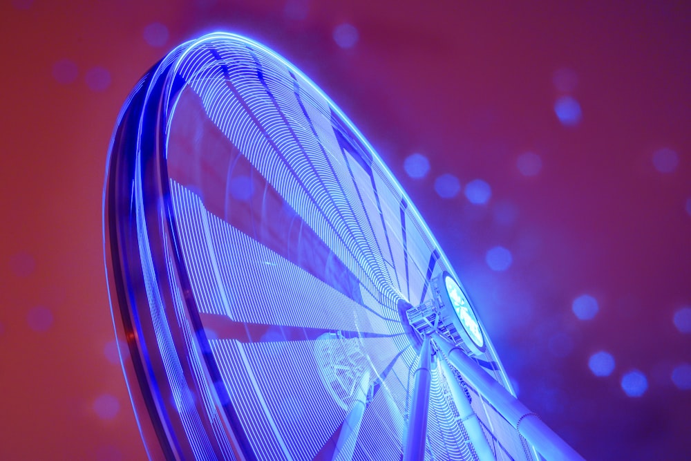 yellow and red ferris wheel