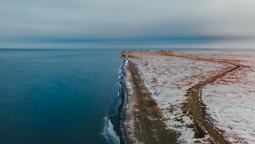 aerial view of beach during daytime