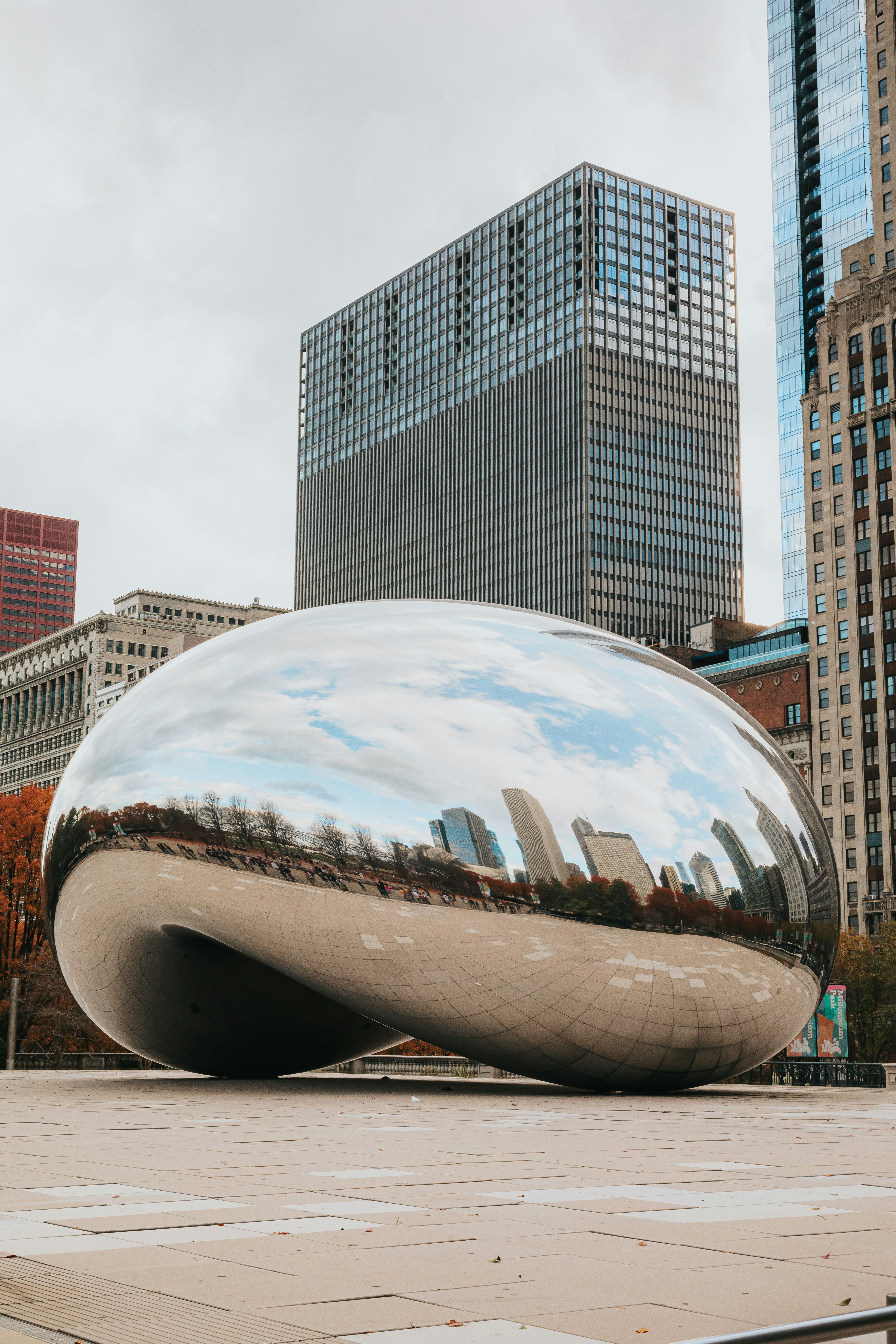 Cloud Gate Chicago durante il giorno