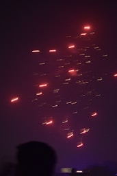 red and yellow lights during night time