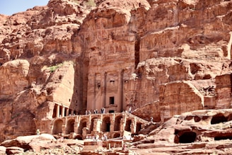 brown rock formation during daytime