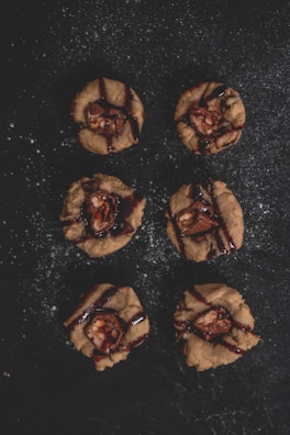 Decadent cookies with chocolate chips and nuts.