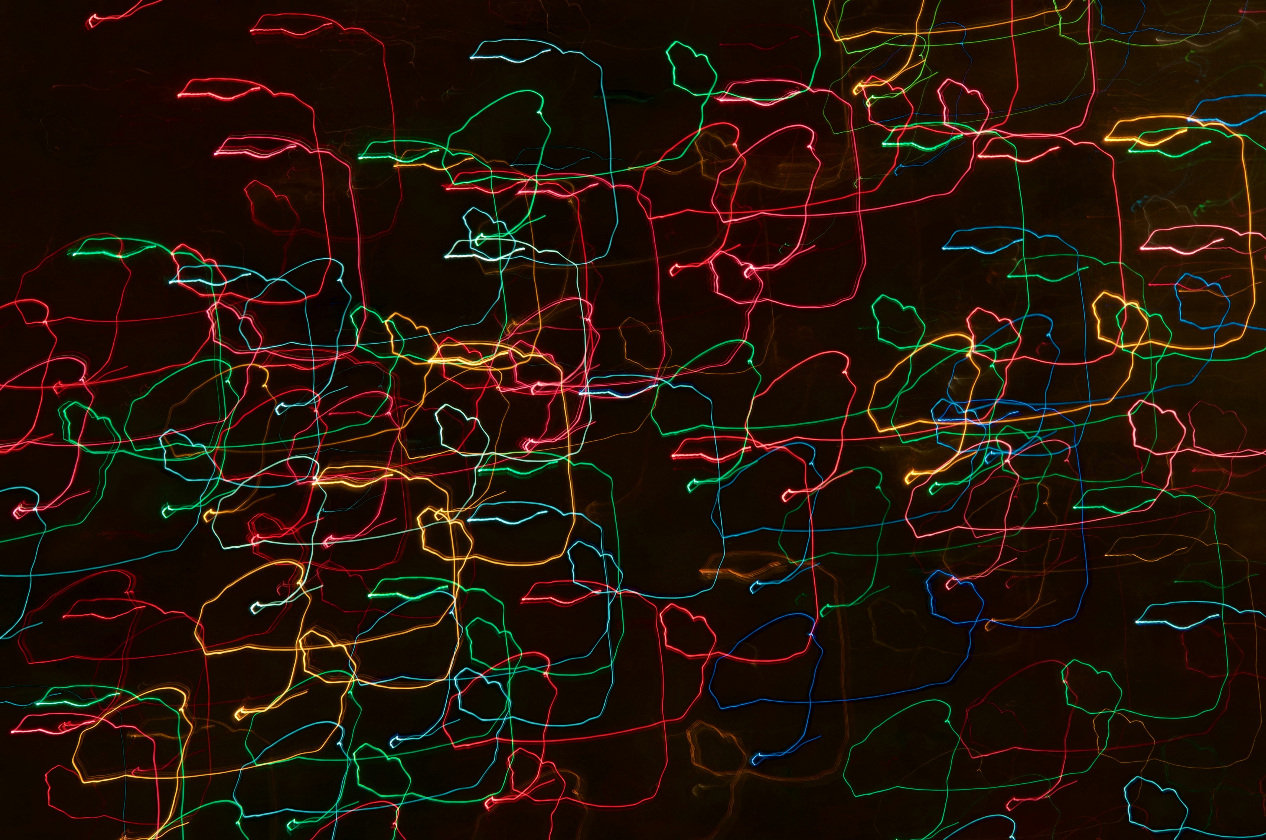 blue and red abstract painting