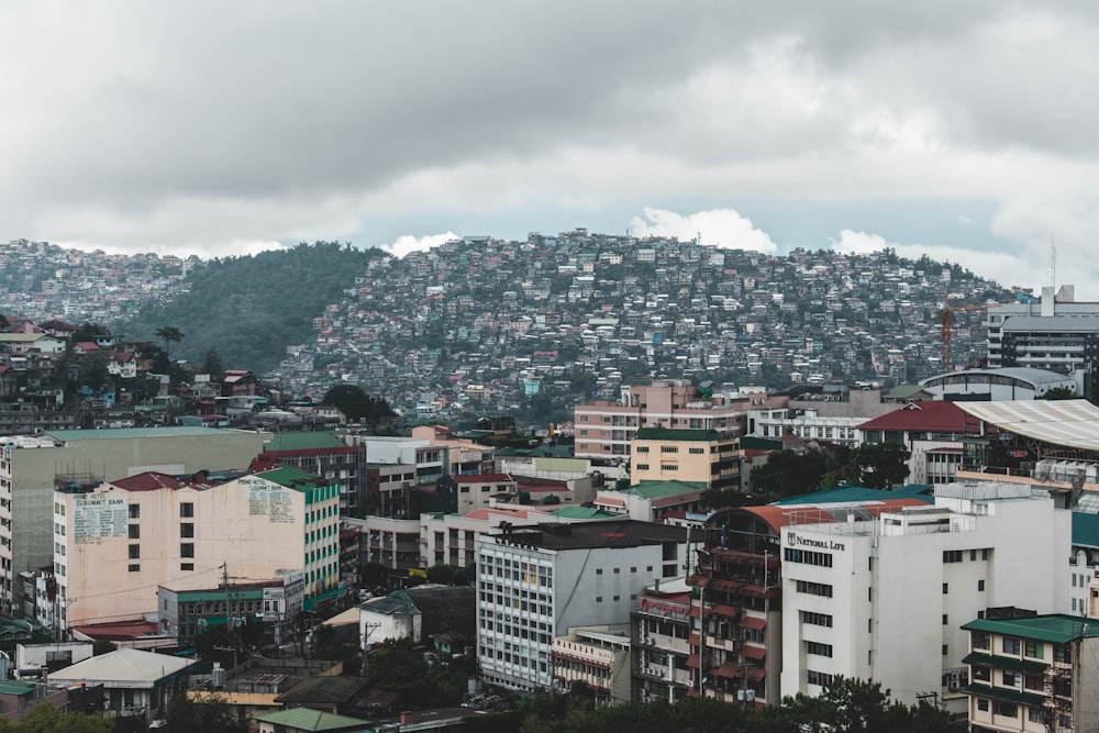 aerial view of city buildings during daytime