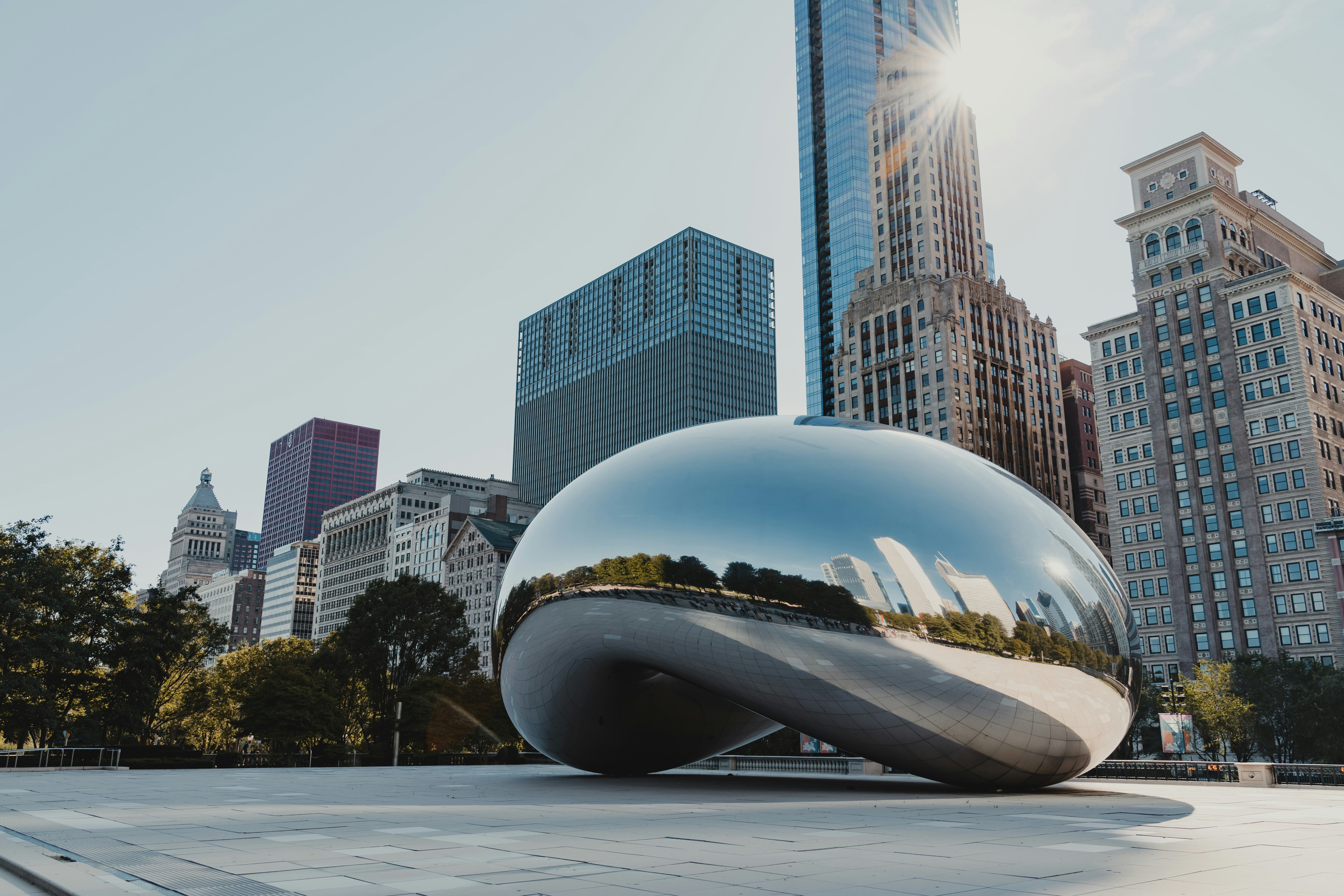 cloud gate chicago during daytime