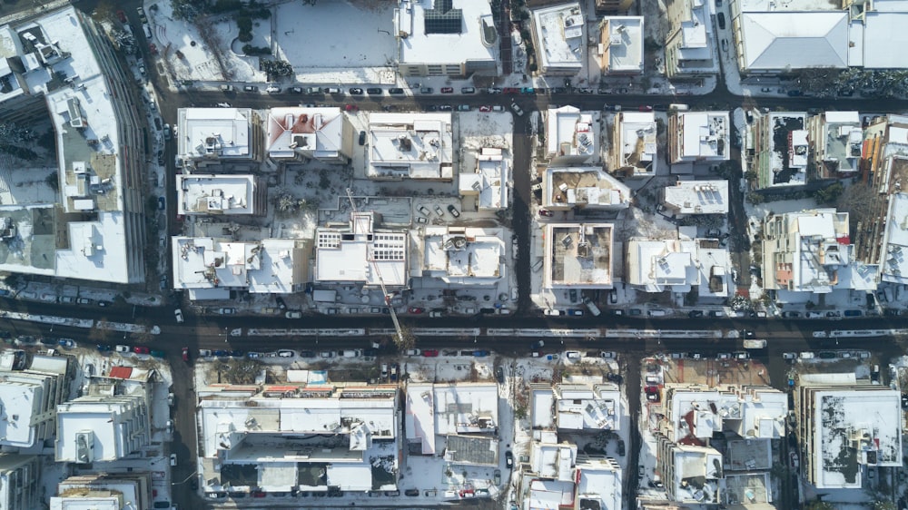 aerial view of city buildings during daytime