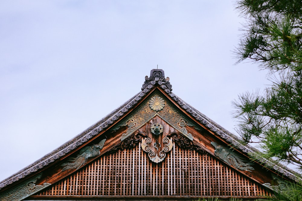 brown wooden house near green palm tree during daytime