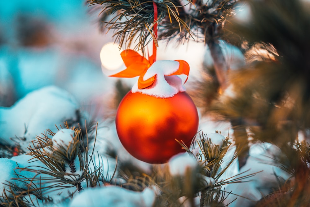 red and white heart ornament