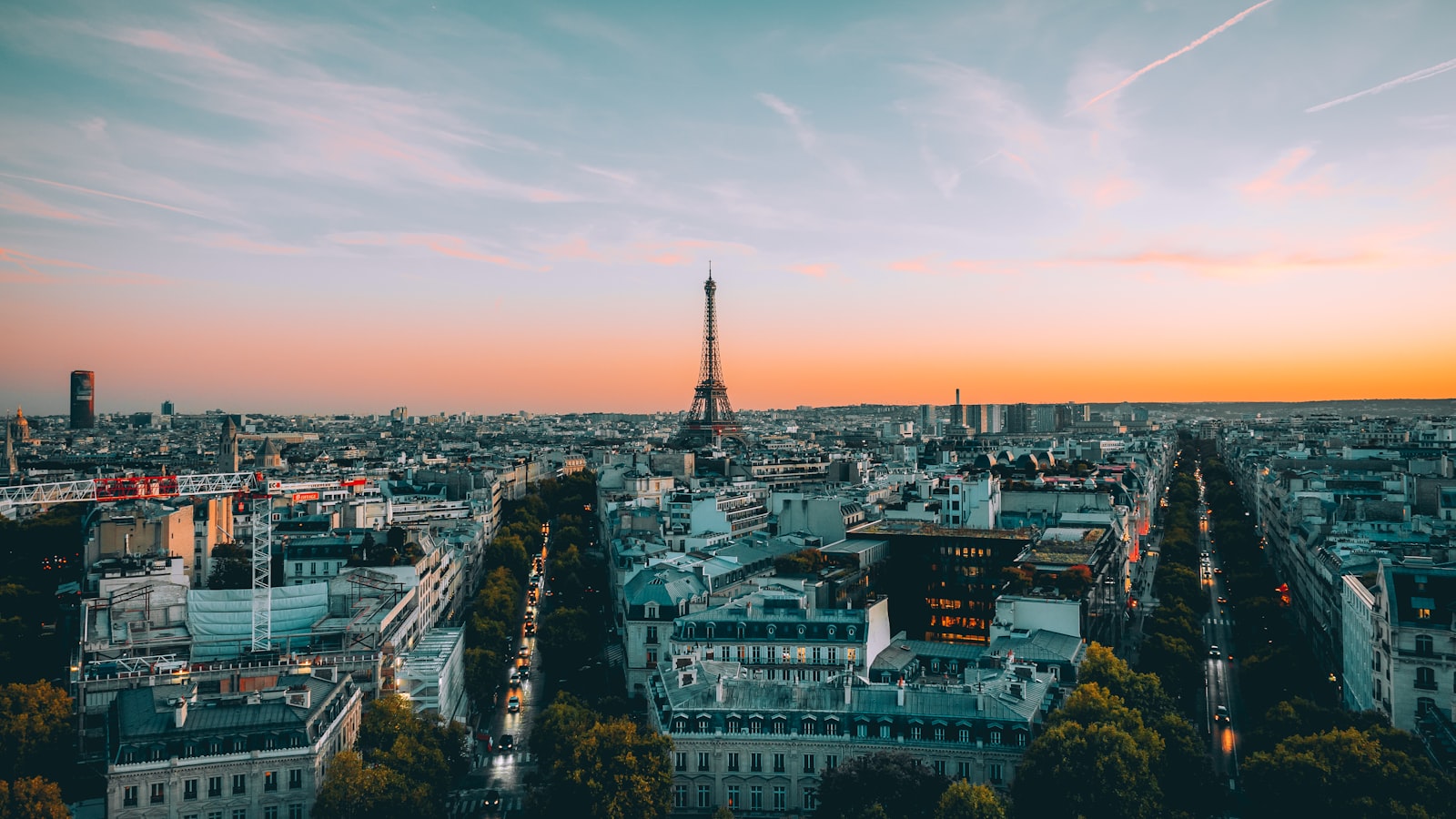 Paris golden hour