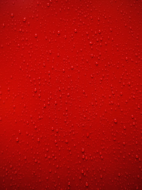 red and white abstract painting