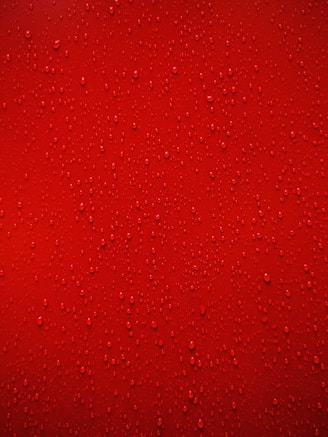 red and white abstract painting