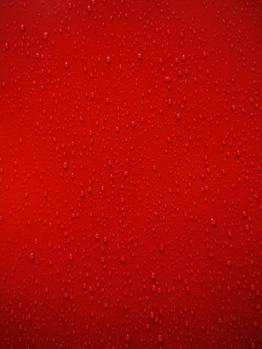 Pintura abstracta roja y blanca