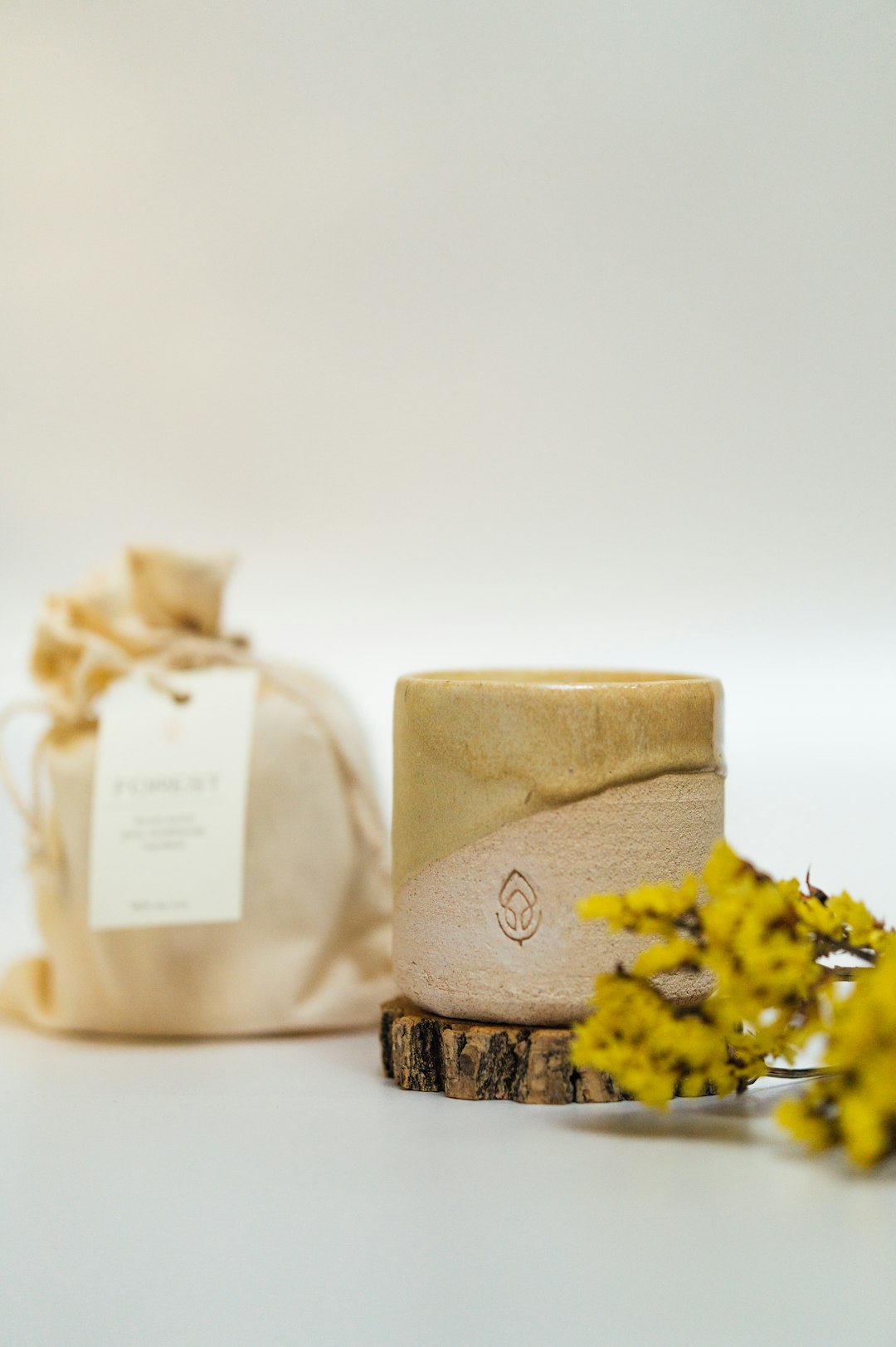two brown and beige gift boxes